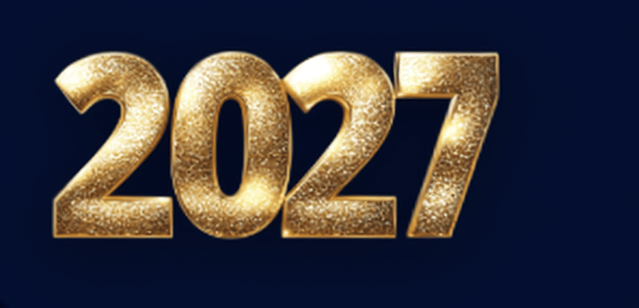 2027 Gold Text